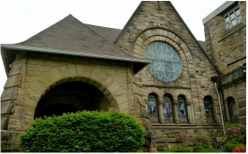 Gothic Style Church in Shadyside Pittsburgh